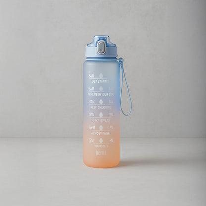 Never Quit - Farbverlaufs‐Wasserflasche