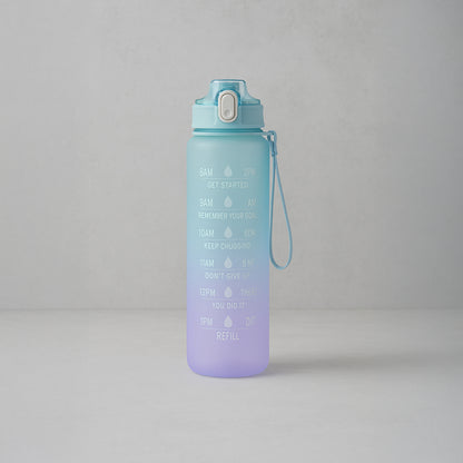 Never Quit - Farbverlaufs‐Wasserflasche