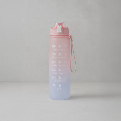 Never Quit - Farbverlaufs‐Wasserflasche