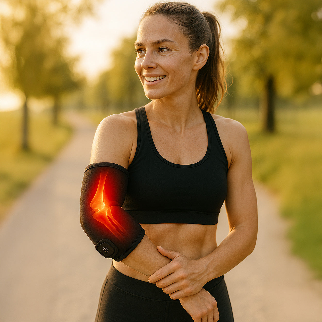 Never Quit – Premium‑Rotlichttherapie‑Pad