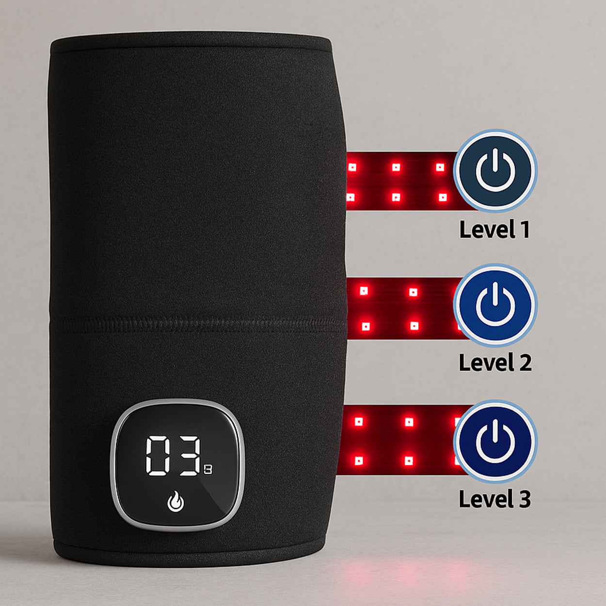 Never Quit – Premium‑Rotlichttherapie‑Pad